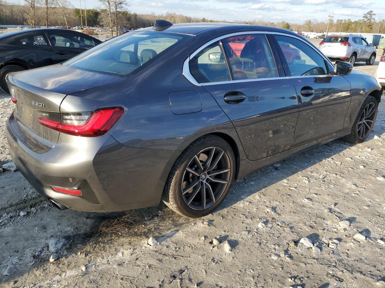 2019 BMW 3er VIN WBA5R1C55KAK10113 Copart auction photo, front end damage thumbnail 3
