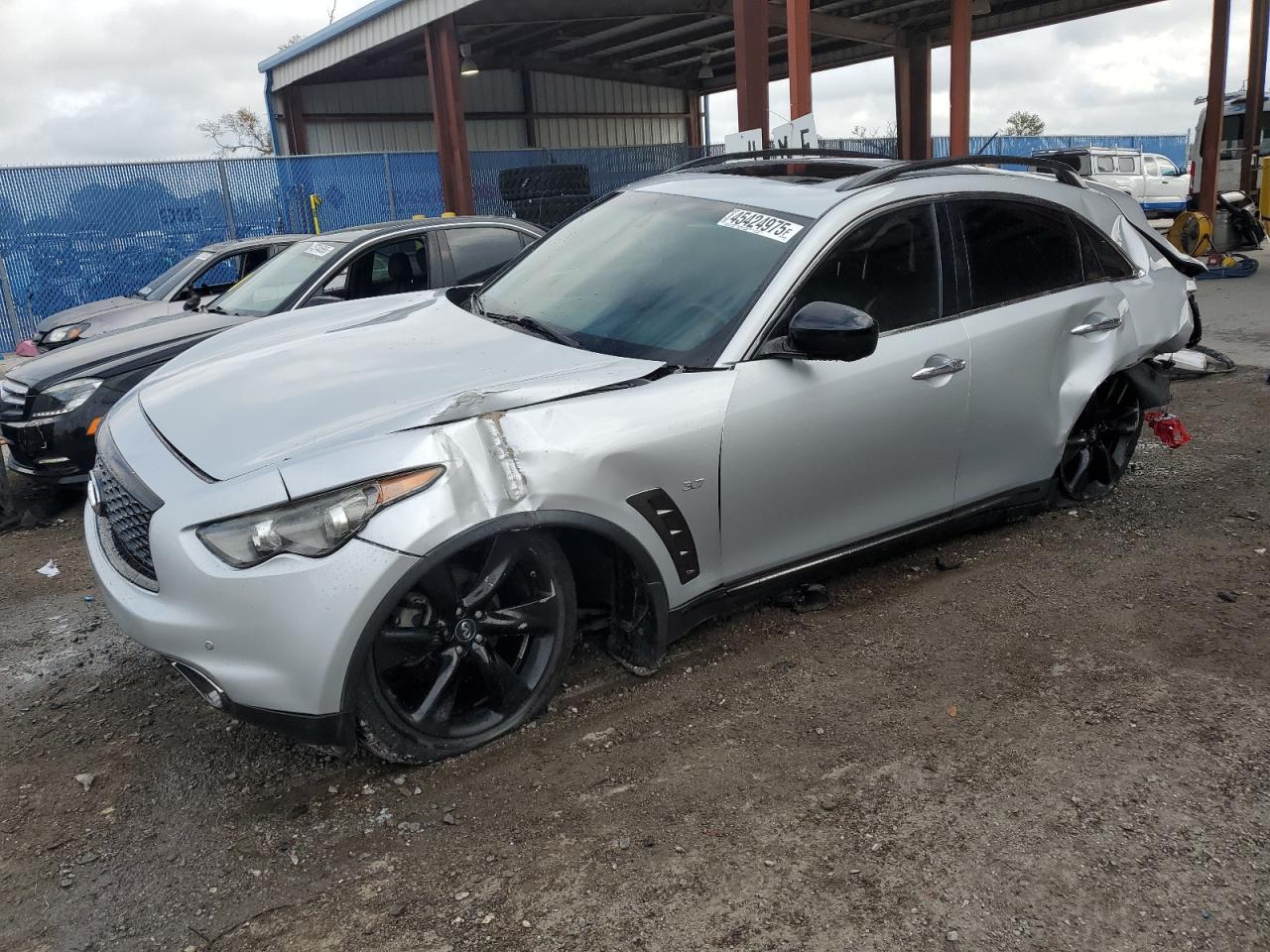 2017 Infiniti QX70 VIN JN8CS1MU0HM140438
