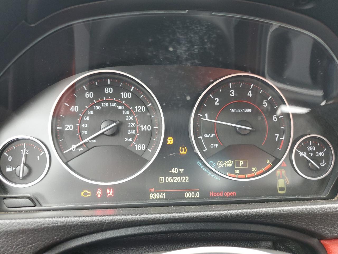2015 BMW 4er VIN WBA3N7C56FK222132 Copart auction photo, front end / mechanical damage thumbnail 9