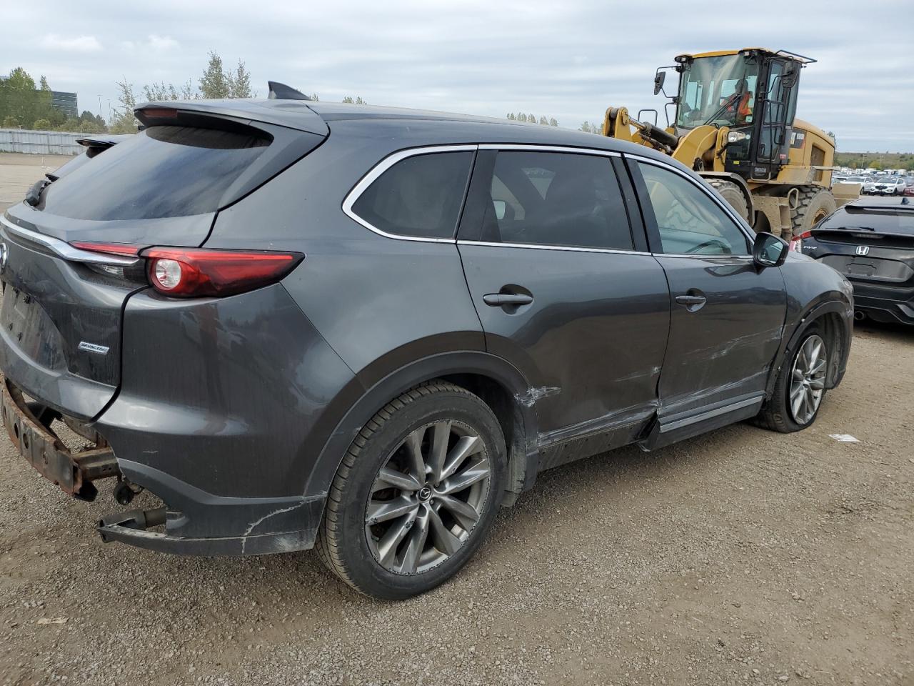 2016 Mazda CX-9 VIN JM3TCBDY9G0104472 Copart auction photo, rear end / side damage thumbnail 3