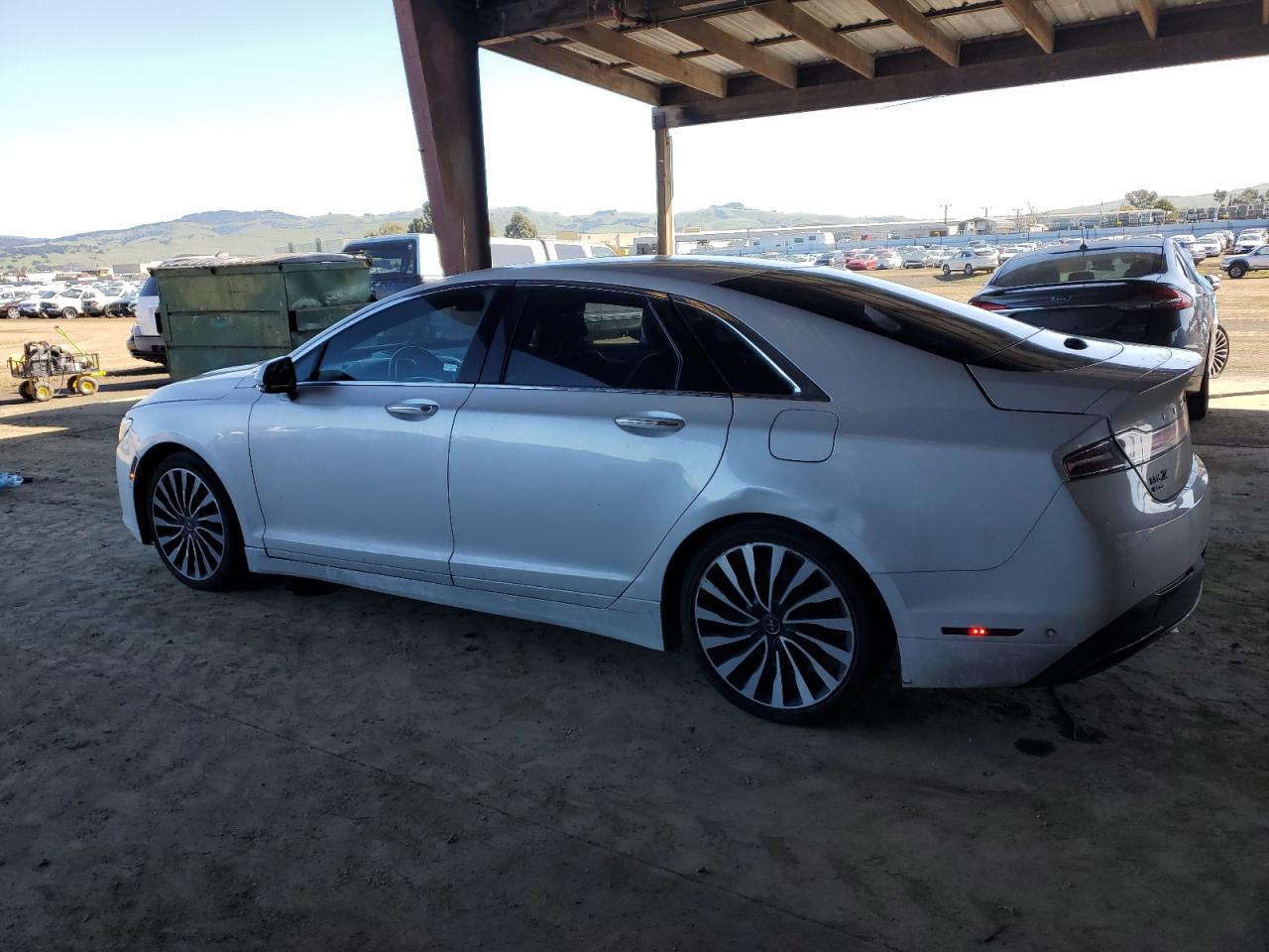 2017 Lincoln MKZ VIN 3LN6L5NU0HR622776 Copart auction photo, side / all over damage thumbnail 2