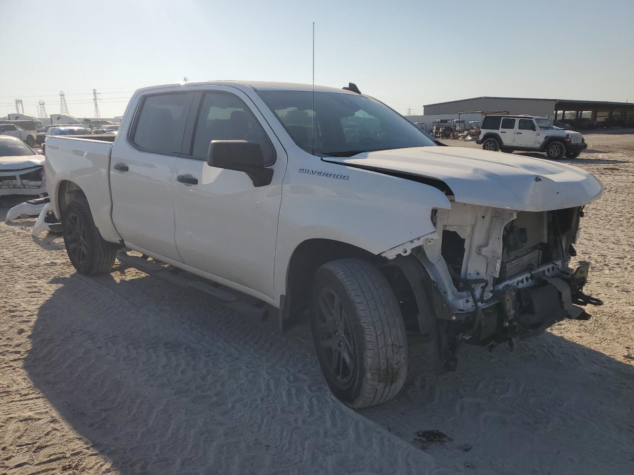 2022 Chevrolet Silverado VIN 1GCPABEK6NZ616581 Copart auction photo, front end / rear end damage thumbnail 4
