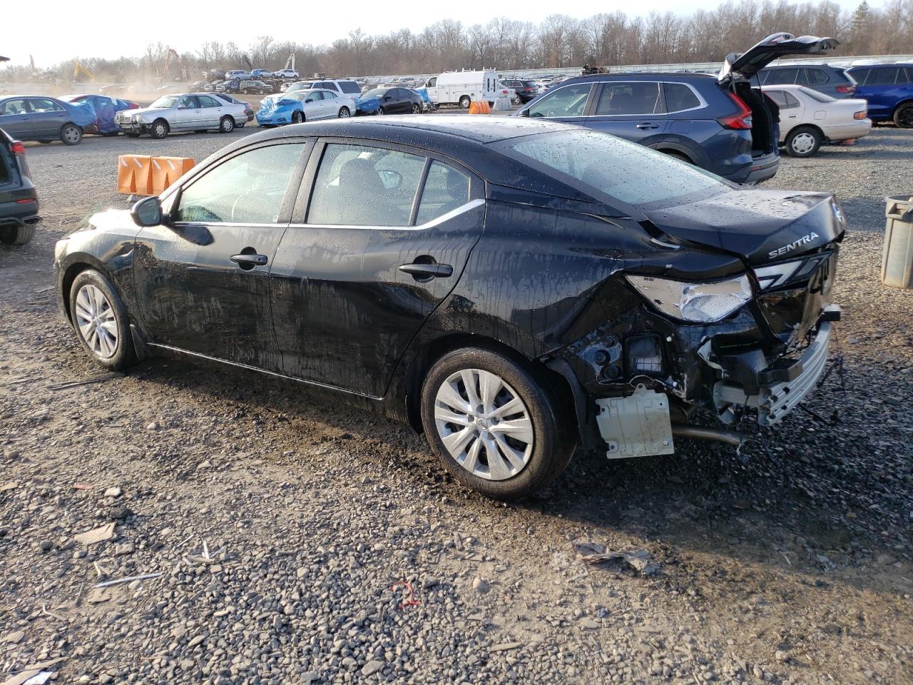 2022 Nissan Sentra VIN 3N1AB8BV3NY240262 Copart auction photo, rear end damage thumbnail 2