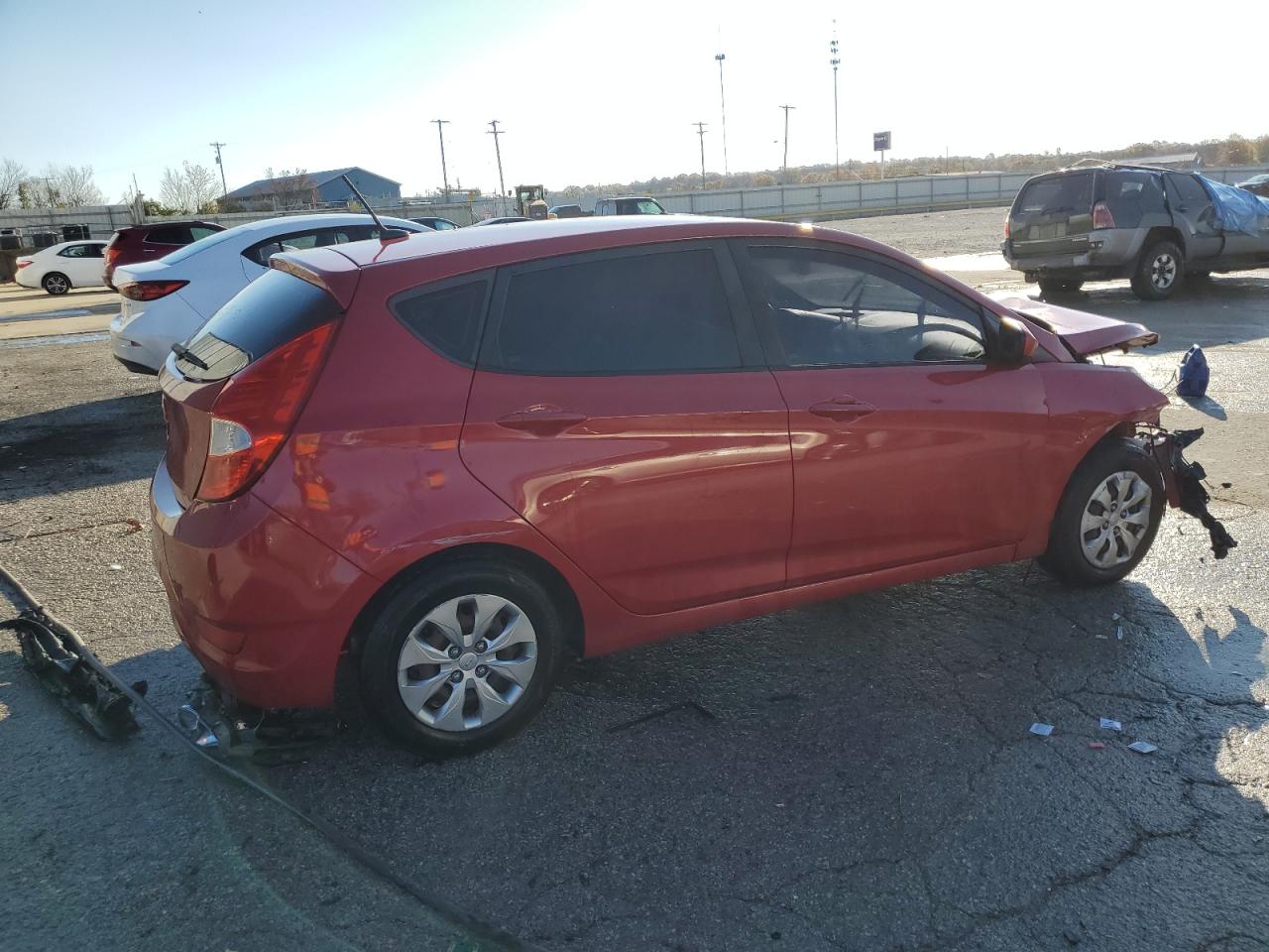 2017 Hyundai Accent VIN KMHCT5AE4HU334236 Copart auction photo, front end damage thumbnail 3