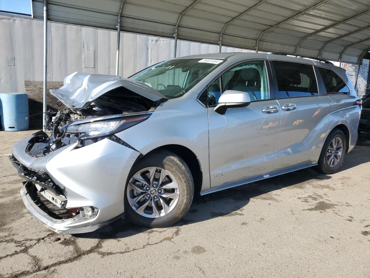 2021 Toyota Sienna VIN 5TDJRKEC3MS022196