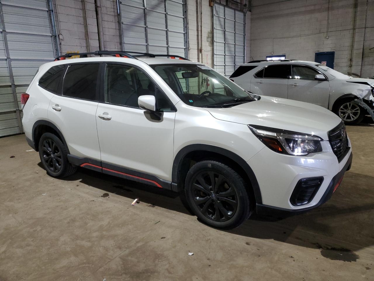 2019 Subaru Forester VIN JF2SKAPC9KH424985 Copart auction photo, front end damage thumbnail 4