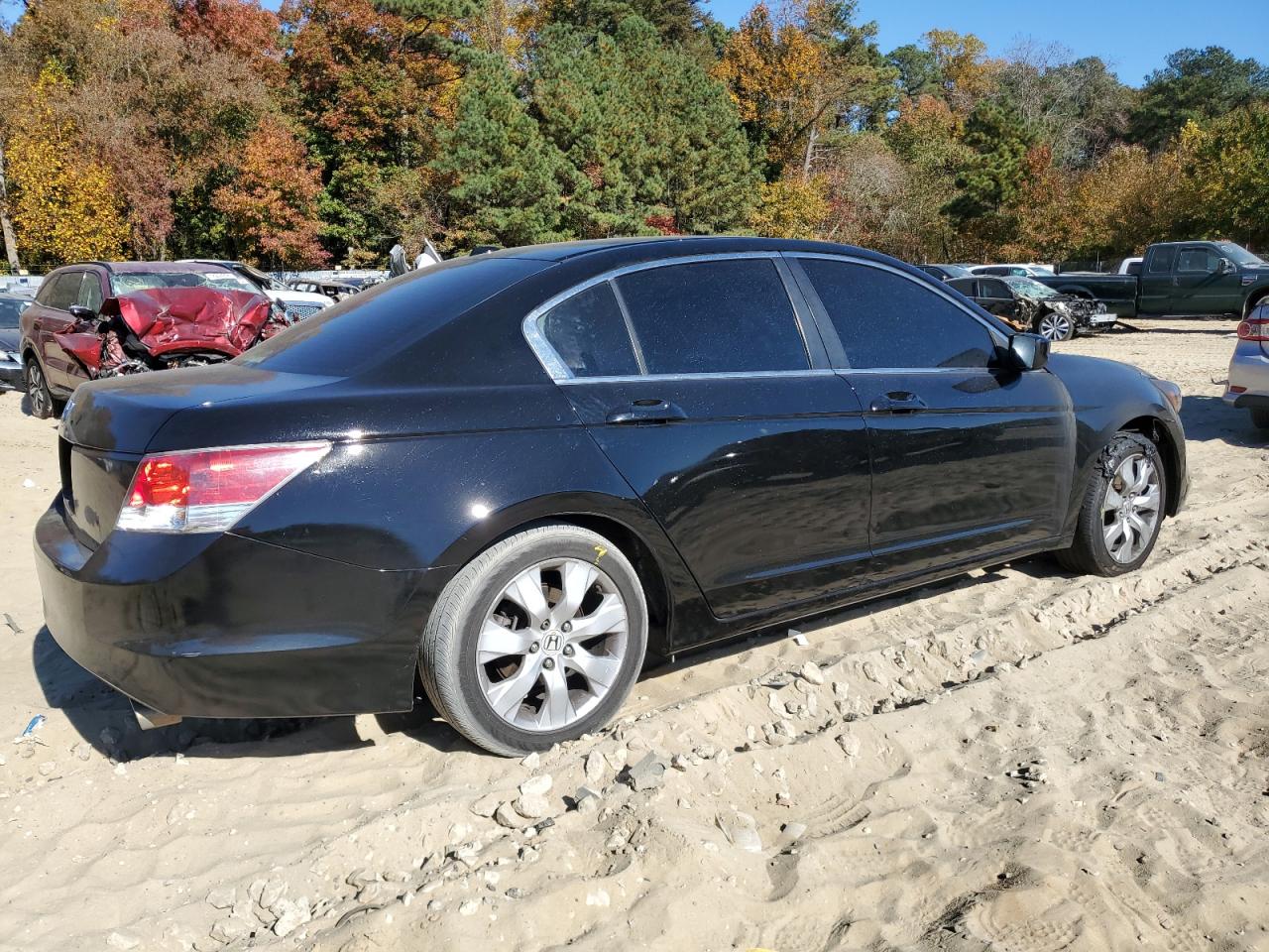 2010 Honda Accord VIN 1HGCP2F89AA115033 Copart auction photo, burn damage thumbnail 3