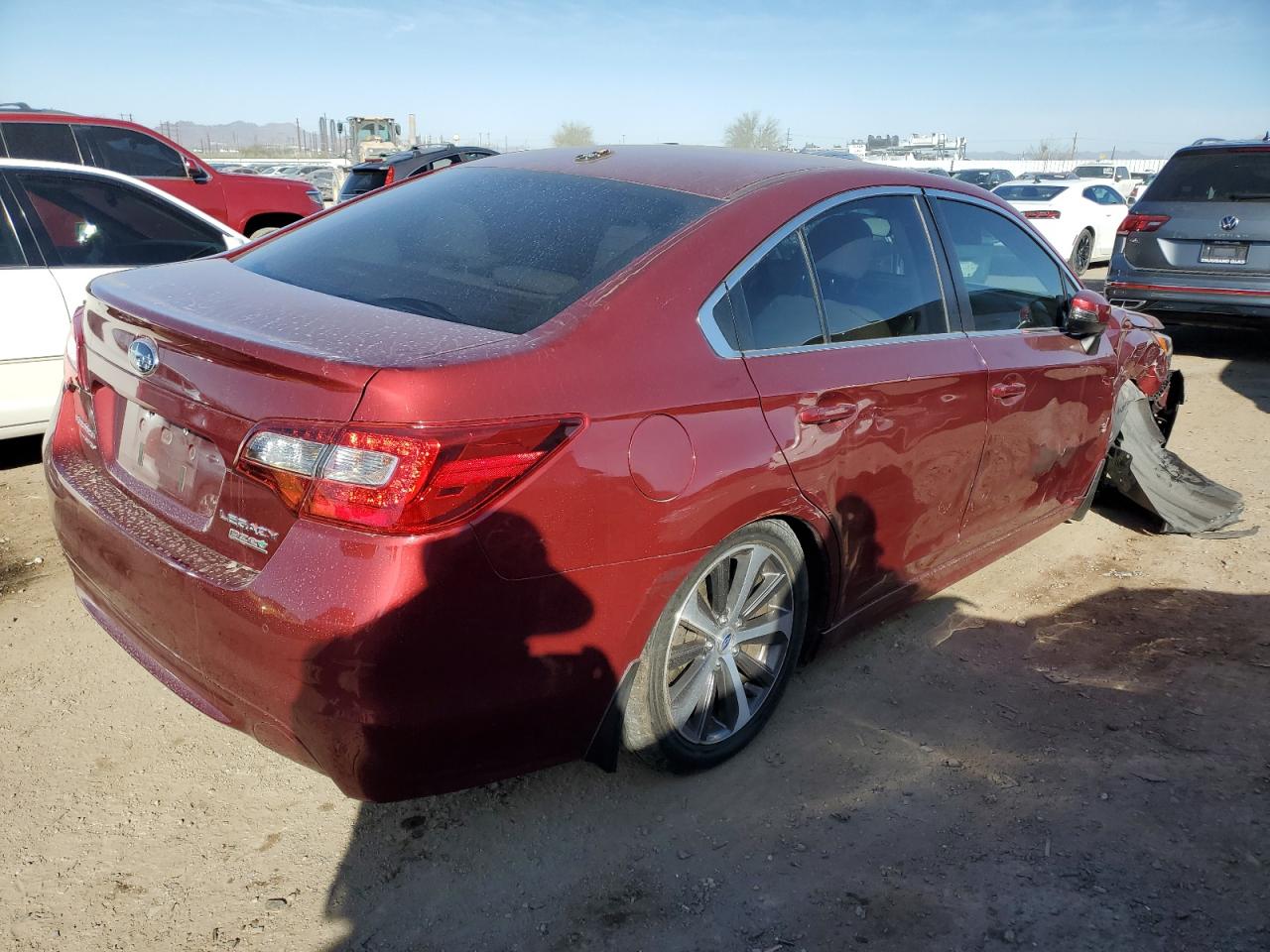 2017 Subaru Legacy VIN 4S3BNAN68H3051463 Copart auction photo, undercarriage / all over damage thumbnail 3