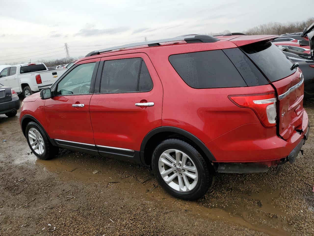 2011 Ford Explorer VIN 1FMHK7D82BGA09746 Copart auction photo, rear end / front end damage thumbnail 2