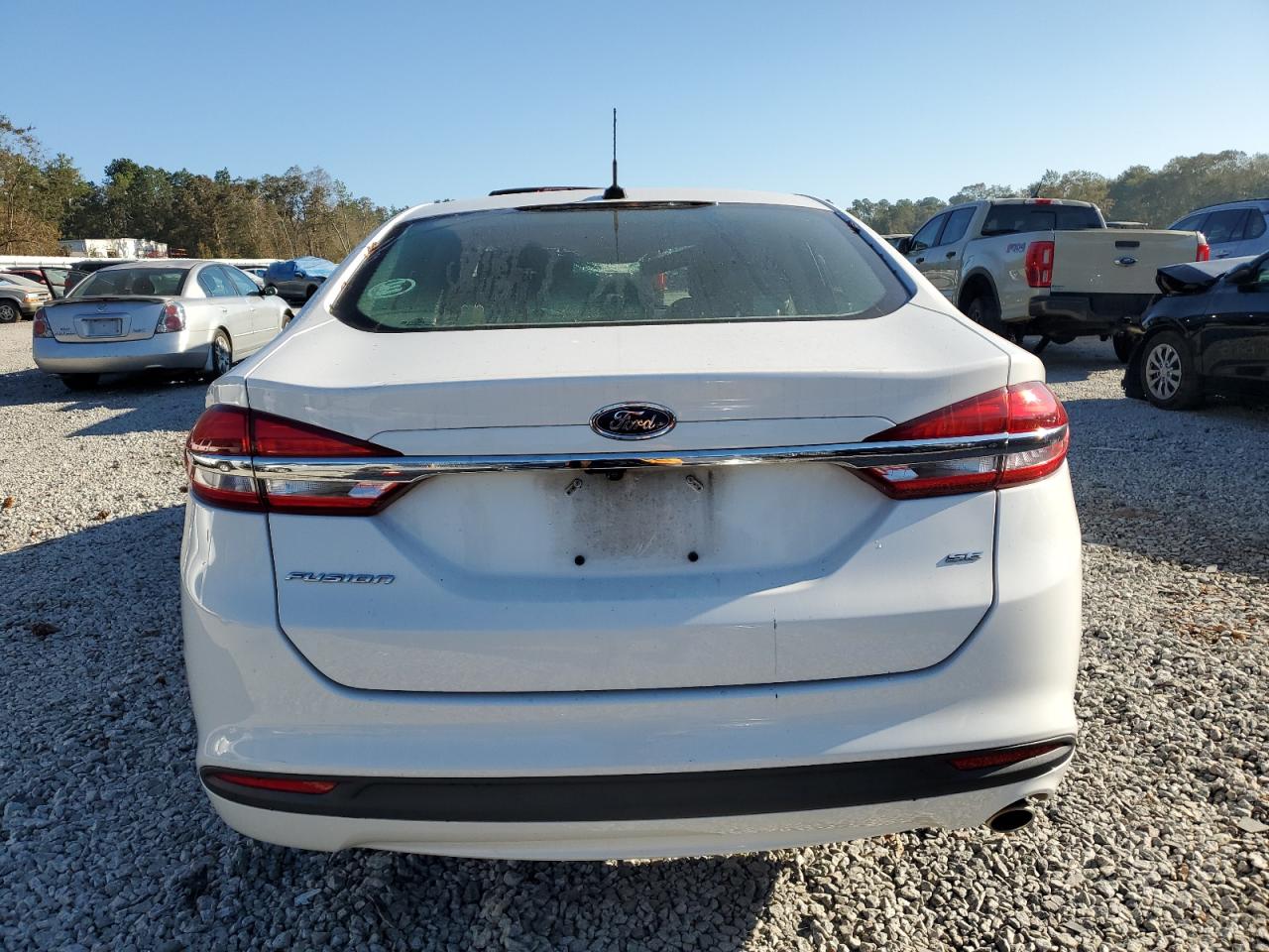 2018 Ford Fusion VIN 3FA6P0H75JR163404 Copart auction photo, front end / top/roof damage thumbnail 6