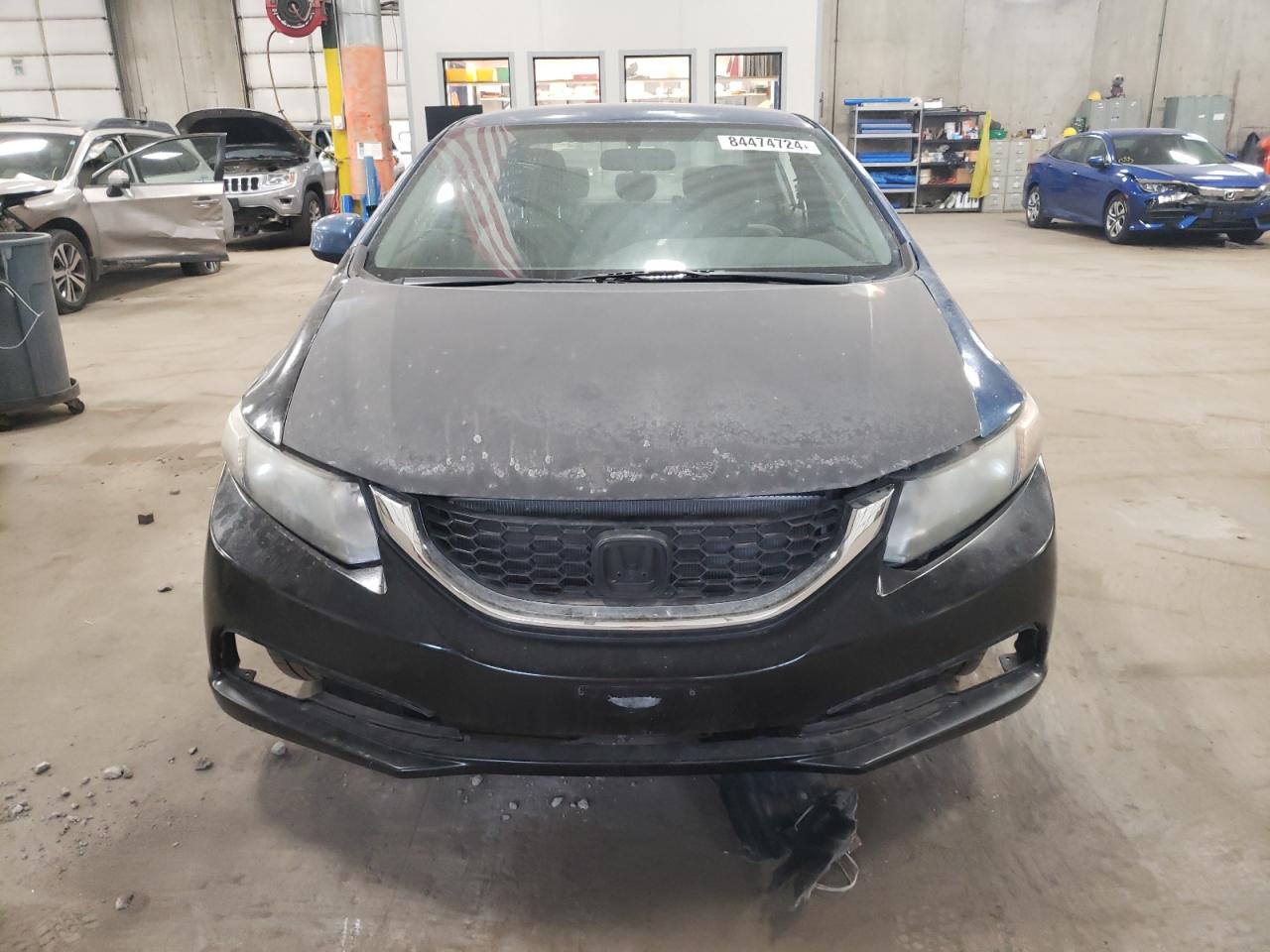 2012 Honda Civic VIN 2HGFB2F52CH501556 Copart auction photo, side damage thumbnail 5