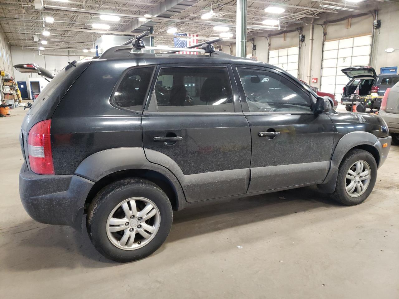 2006 Hyundai Tucson VIN KM8JN72D46U299651 Copart auction photo, hail damage thumbnail 3