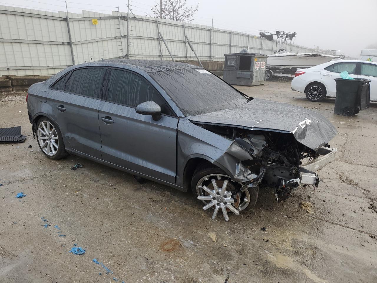 2016 Audi A3 VIN WAUA7GFF2G1064711 Copart auction photo, all over damage thumbnail 4