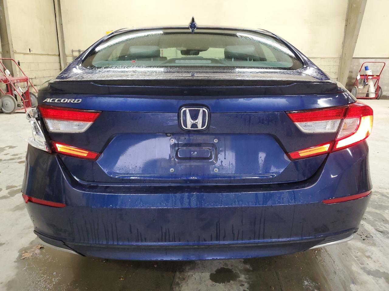 2018 Honda Accord VIN 1HGCV1F59JA100490 Copart auction photo, side / rear end damage thumbnail 6