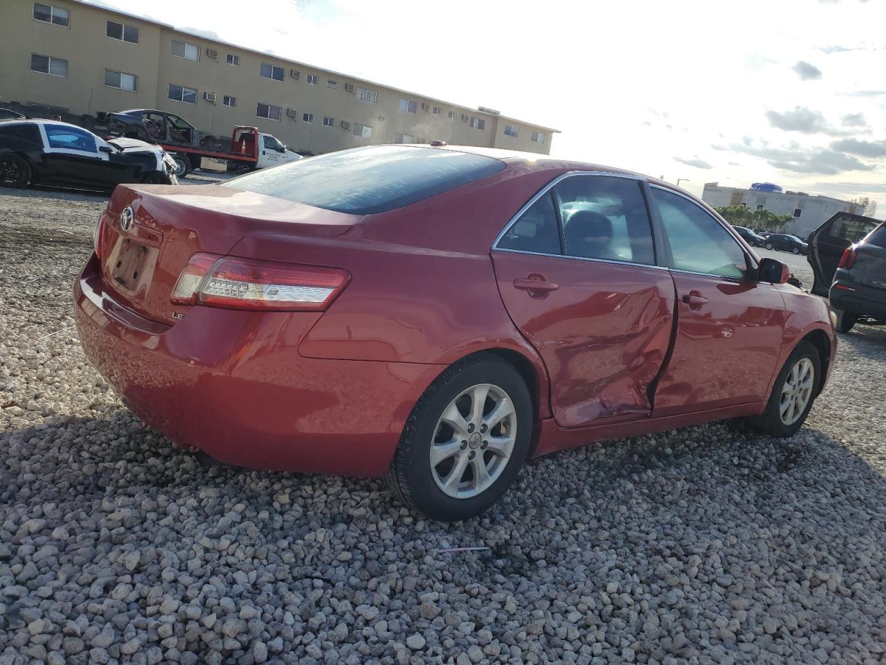 2011 Toyota Camry VIN 4T1BF3EK1BU165968 Copart auction photo, side / undercarriage damage thumbnail 3