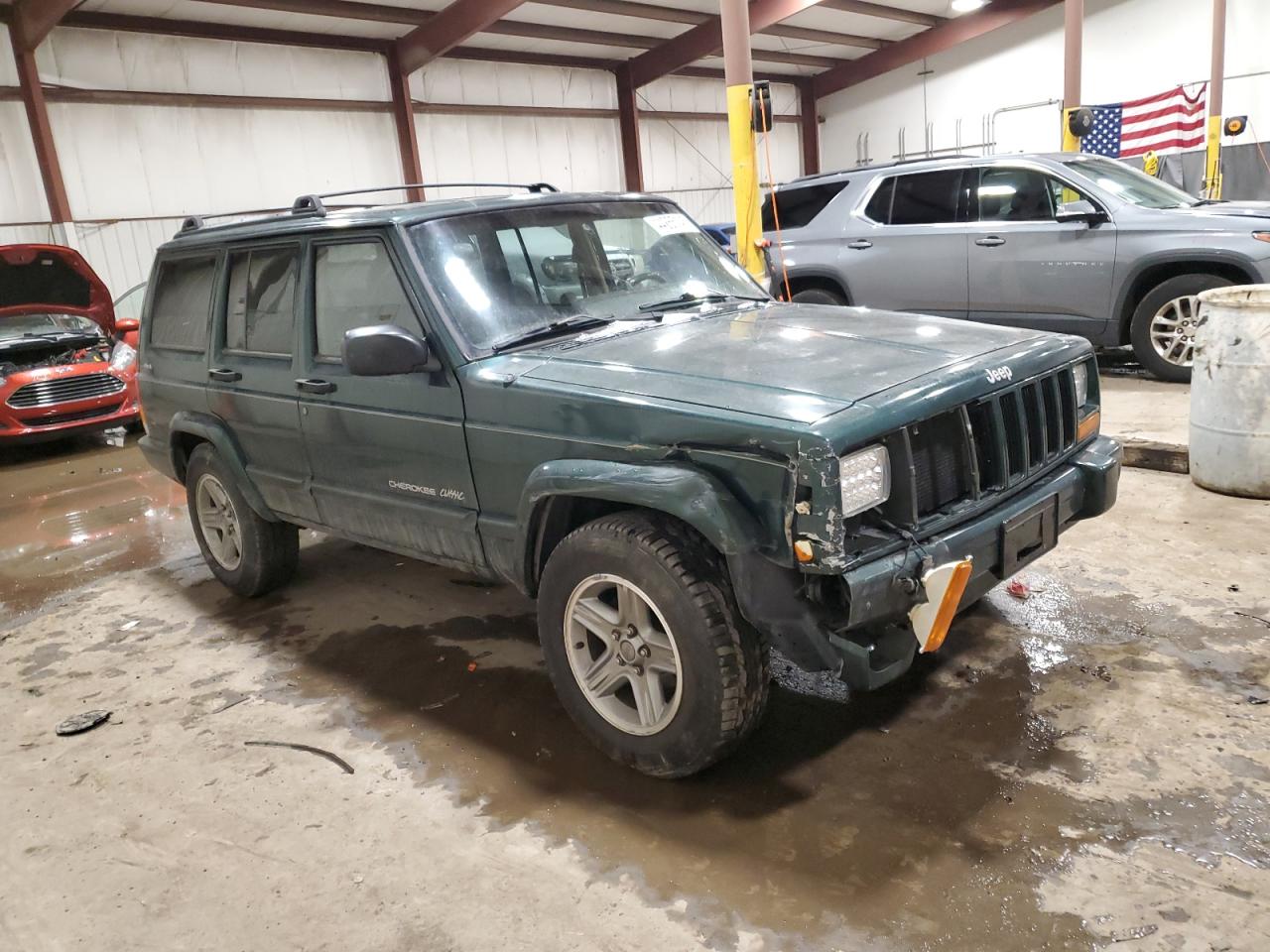 2000 Jeep Cherokee VIN 1J4FF58S6YL117422 Copart auction photo, rollover / front end damage thumbnail 4