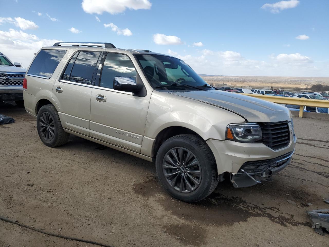 2017 Lincoln Navigator VIN 5LMJJ2JT0HEL14051 Copart auction photo, front end damage thumbnail 4