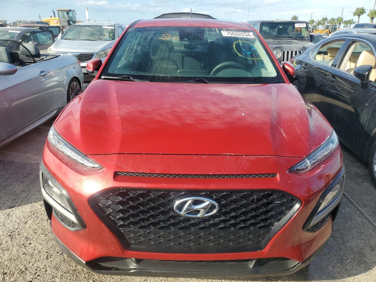 2019 Hyundai Kona VIN KM8K12AA6KU196252 Copart auction photo, water/flood damage thumbnail 5