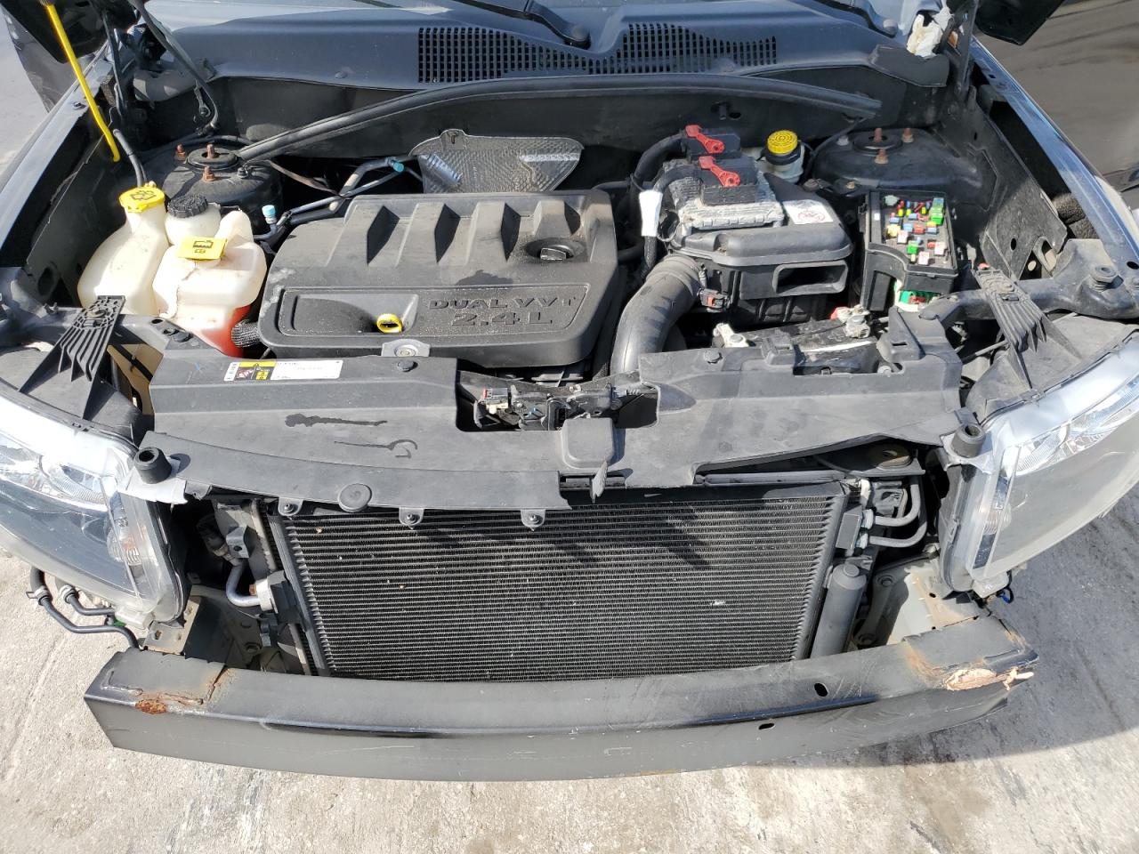 2016 Jeep Compass VIN 1C4NJDEB7GD790307 Copart auction photo, all over damage thumbnail 12
