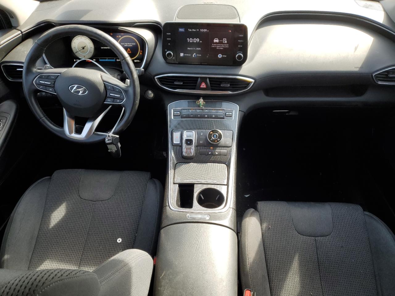 2021 Hyundai Santa Fe VIN 5NMS6DAJ2MH346658 Copart auction photo, side / rear end damage thumbnail 8