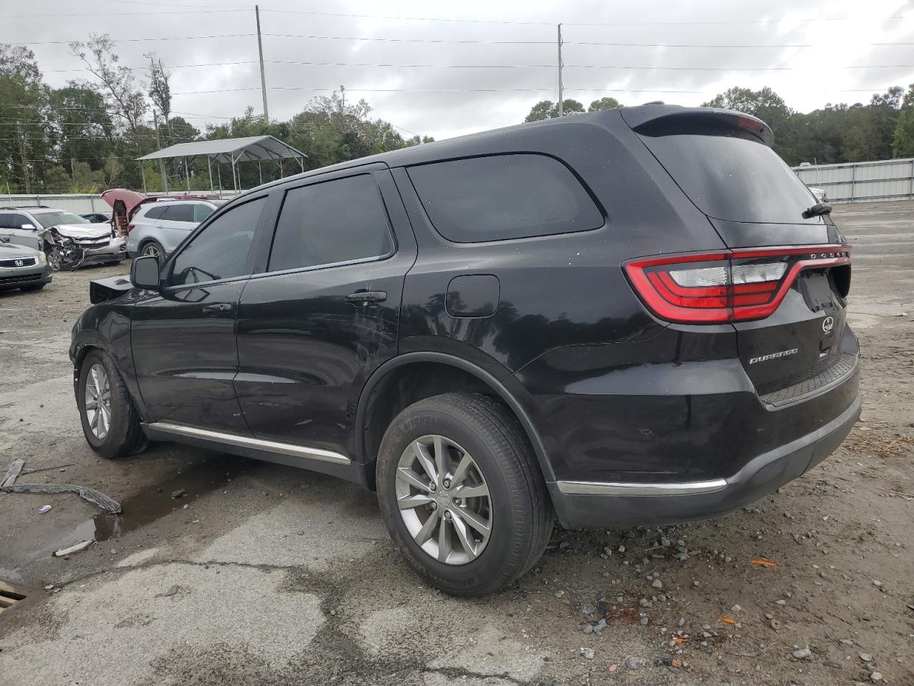 2018 Dodge Durango VIN 1C4RDHAG8JC359408 Copart auction photo, front end / side damage thumbnail 2