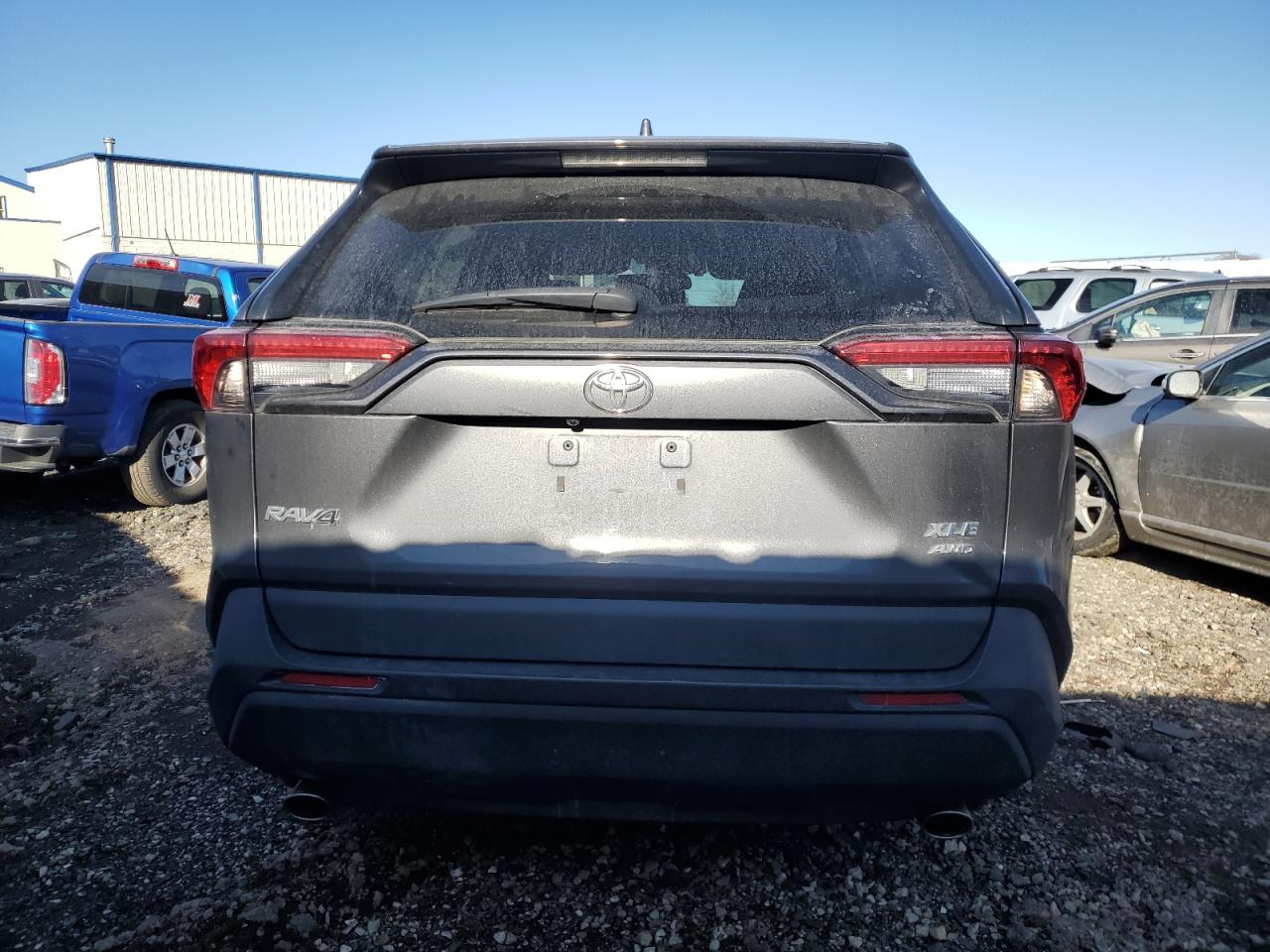 2022 Toyota RAV 4 VIN 2T3P1RFV0NC281384 Copart auction photo, side damage thumbnail 6