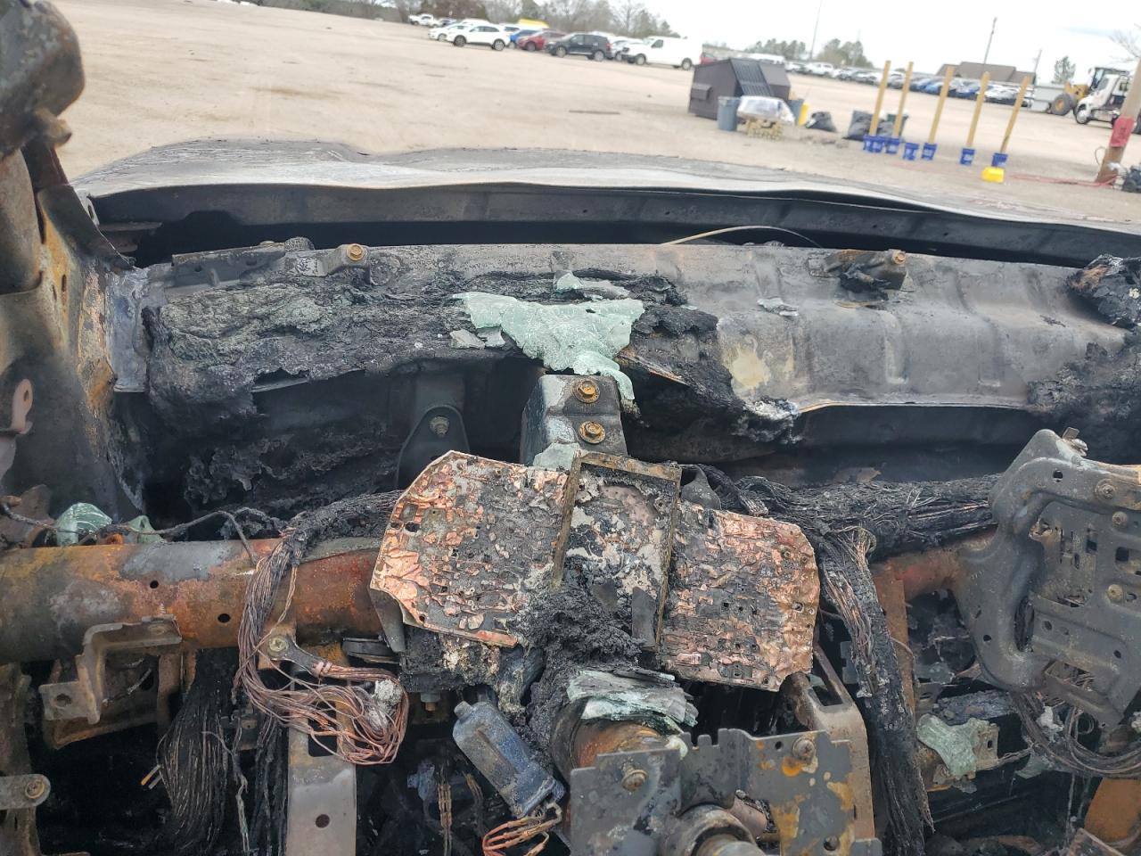 2016 Nissan Titan VIN 1N6BA1F44GN509914 Copart auction photo, frame damage / burn - interior damage thumbnail 9