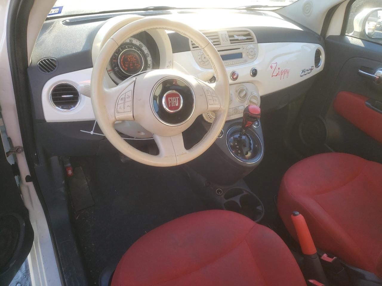 2013 Fiat 500 VIN 3C3CFFDR7DT741833 Copart auction photo, front end / minor dent/scratches damage thumbnail 8