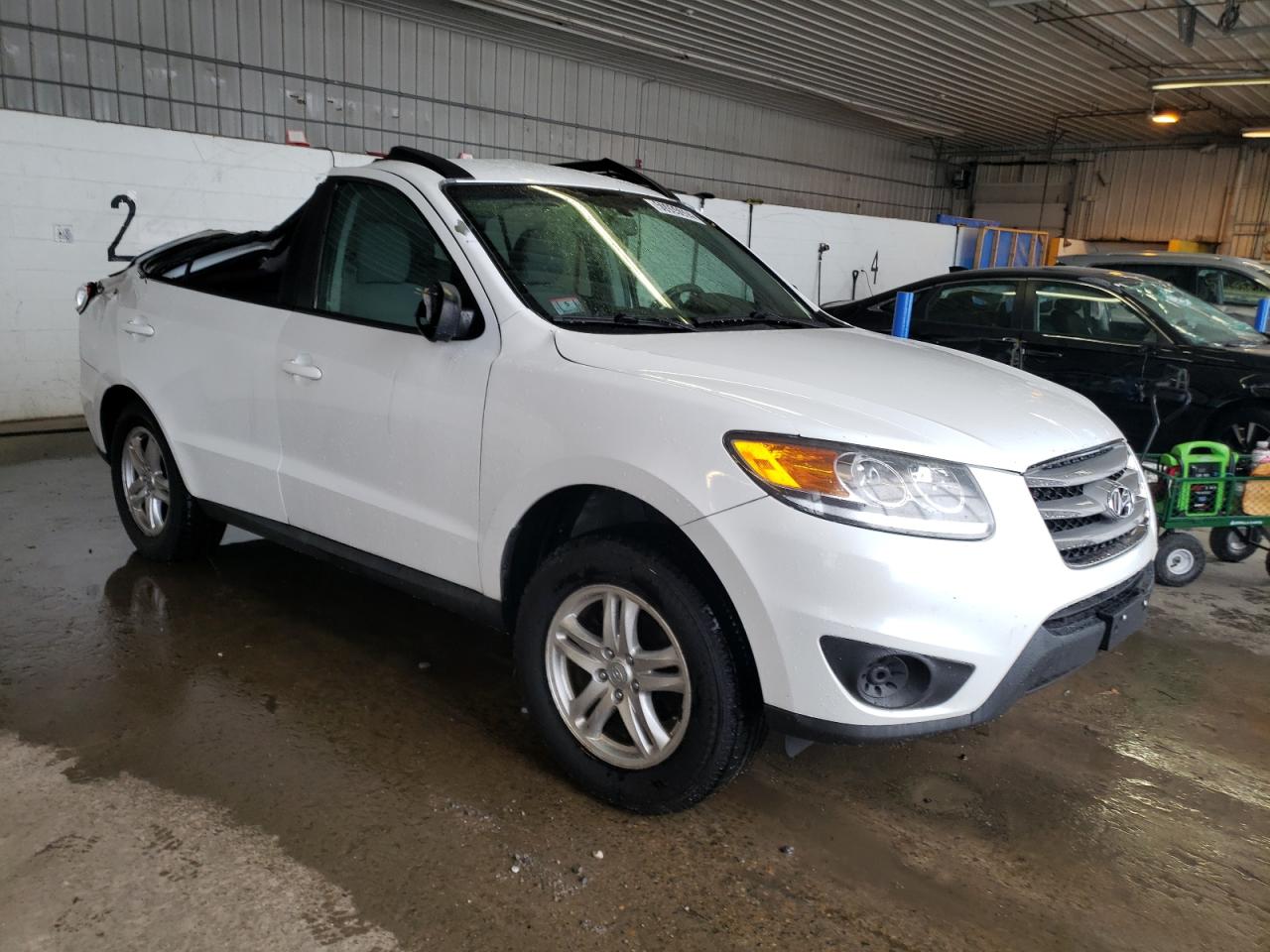 2012 Hyundai Santa Fe VIN 5XYZGDAB7CG165102 Copart auction photo, top/roof / minor dent/scratches damage thumbnail 4