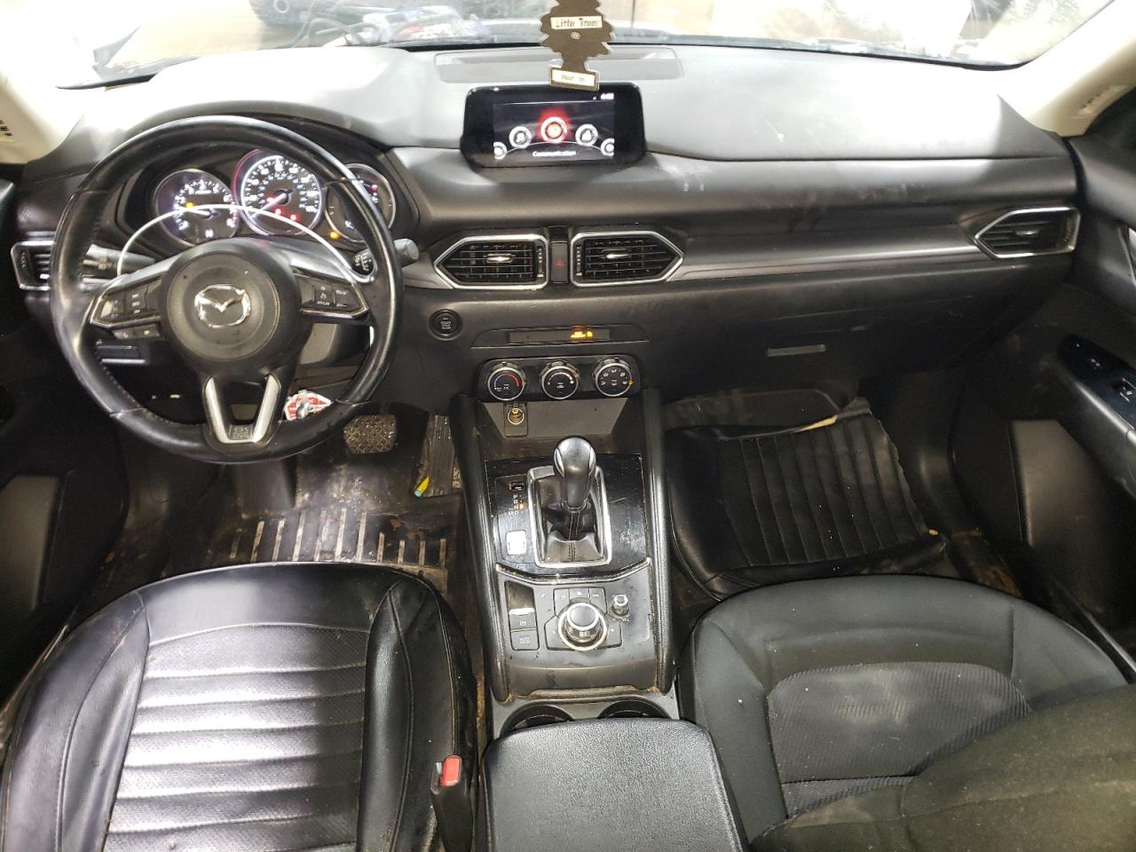 2018 Mazda CX-5 VIN JM3KFBBM8J0405678 Copart auction photo, side / front end damage thumbnail 8