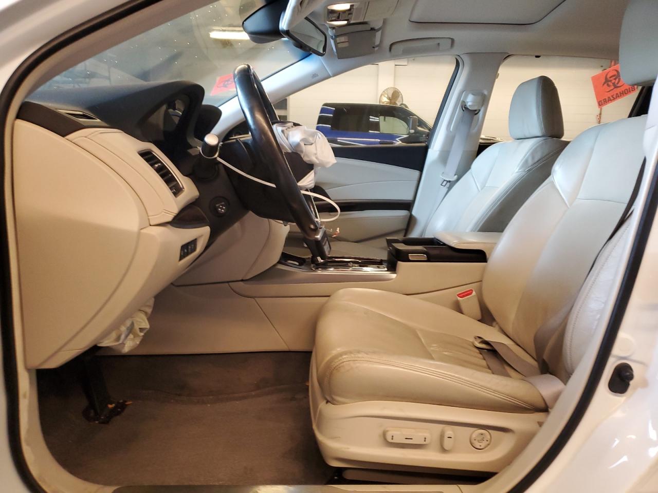 2014 Acura RLX VIN JH4KC1F96EC800303 Copart auction photo, front end / minor dent/scratches damage thumbnail 7