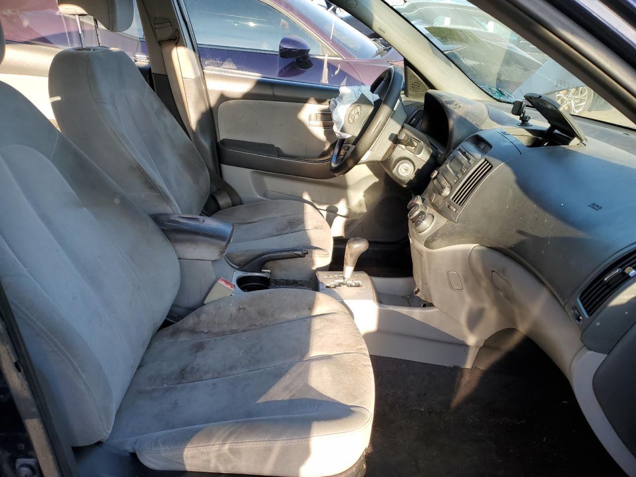 2008 Hyundai Elantra VIN KMHDU46D08U383977 Copart auction photo, front end / side damage thumbnail 7