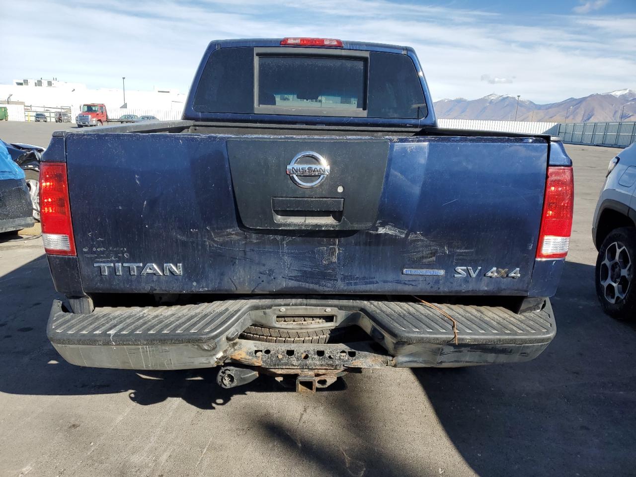 2011 Nissan Titan VIN 1N6BA0EJ5BN309733 Copart auction photo, rear end / front end damage thumbnail 6