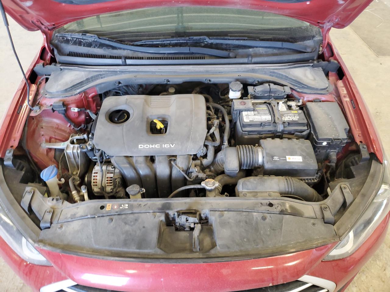 2017 Hyundai Elantra VIN 5NPD84LF0HH025478 Copart auction photo, rear end / minor dent/scratches damage thumbnail 13