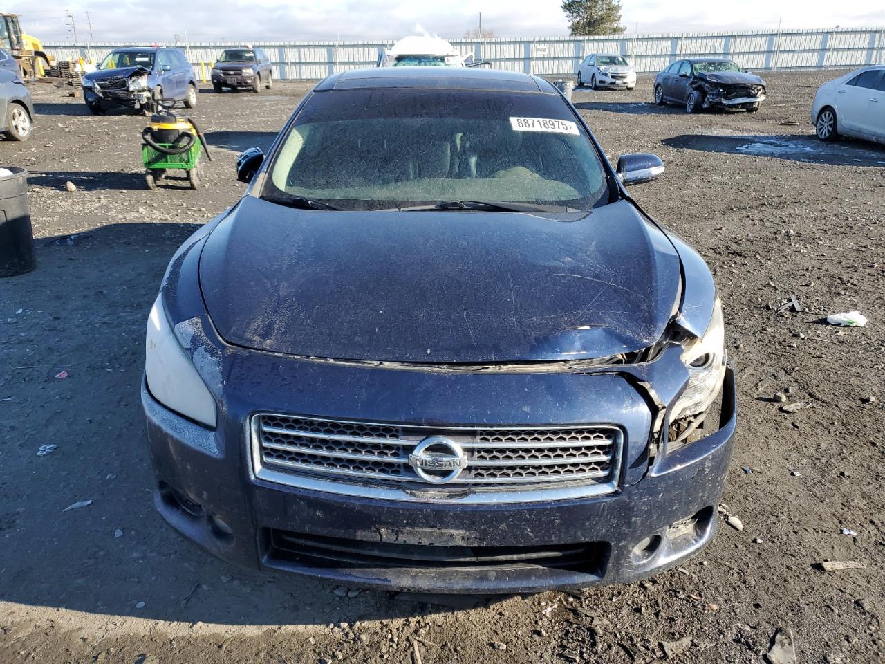 2009 Nissan Maxima VIN 1N4AA51E09C859907 Copart auction photo, front end / side damage thumbnail 5