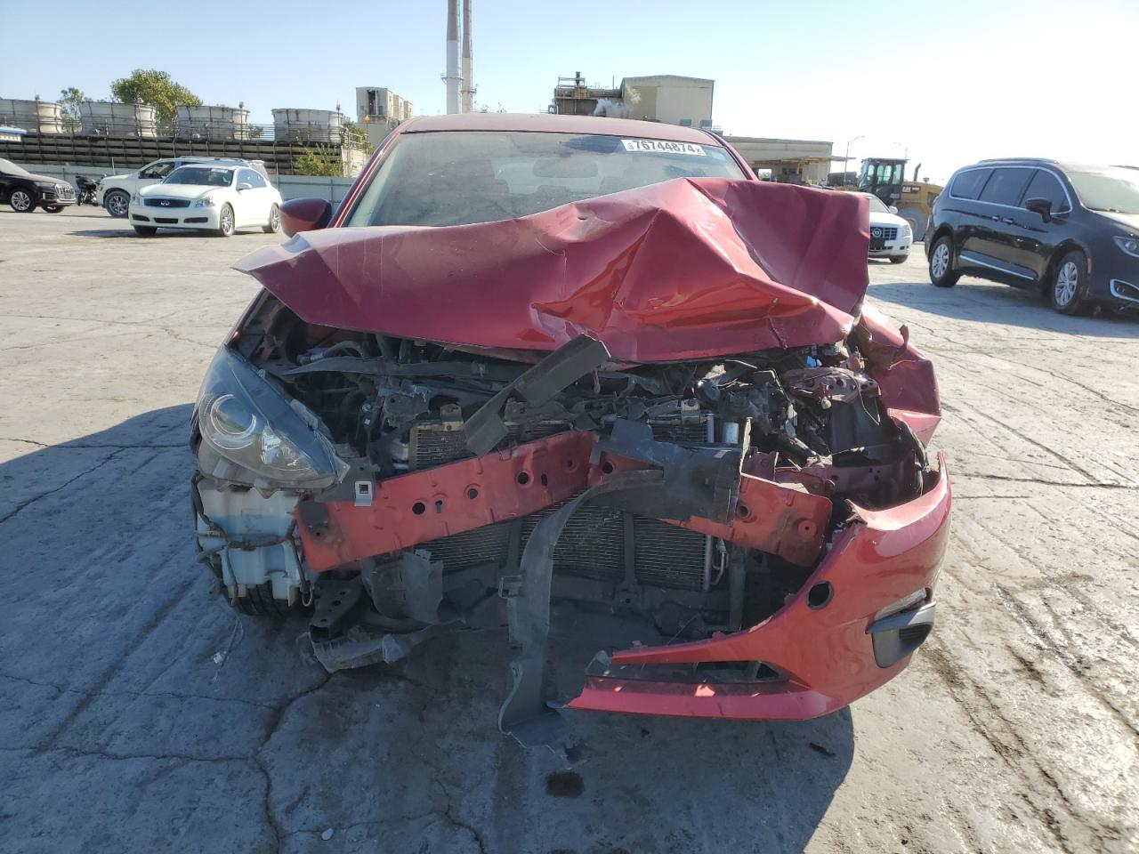 2016 Mazda 3 VIN 3MZBM1J78GM287803 Copart auction photo, mechanical / front end damage thumbnail 5