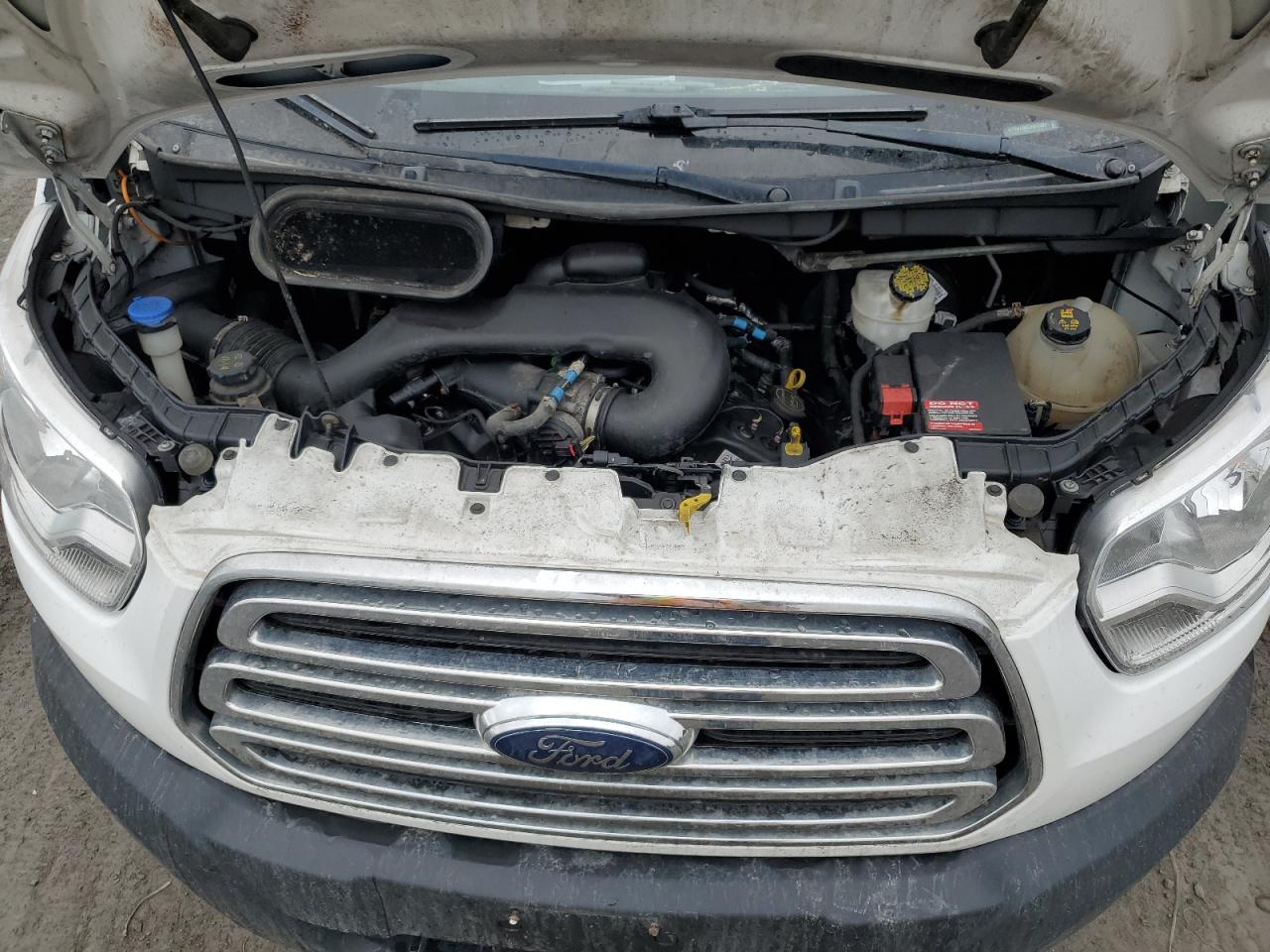 2018 Ford Transit VIN 1FTYR1ZM7JKB17391 Copart auction photo, rear end damage thumbnail 12