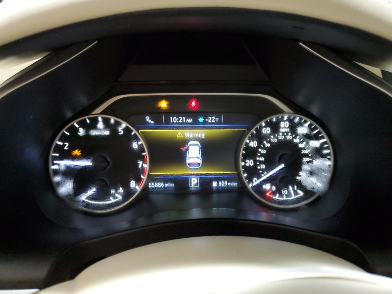 2018 Nissan Murano VIN 5N1AZ2MH2JN165585 Copart auction photo, front end / side damage thumbnail 9