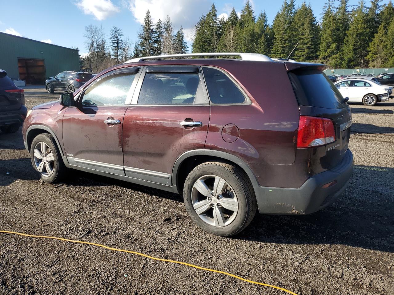 2012 KIA Sorento VIN 5XYKUDA60CG244091 Copart auction photo, side damage thumbnail 2