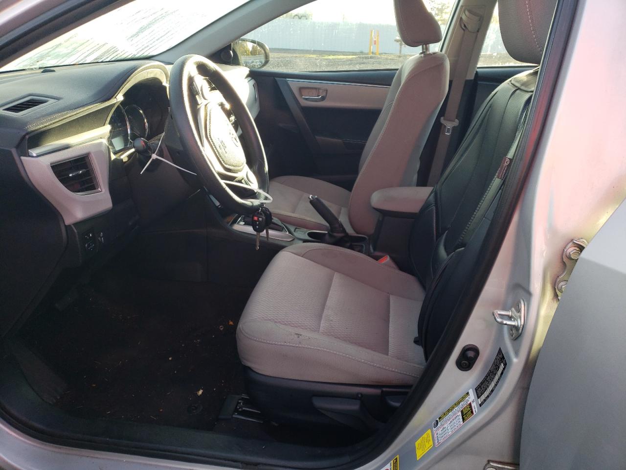 2015 Toyota Corolla VIN 2T1BURHE1FC393586 Copart auction photo, front end damage thumbnail 7