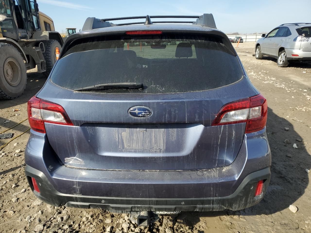 2018 Subaru Outback VIN 4S4BSANC9J3248593 Copart auction photo, side / top/roof damage thumbnail 6