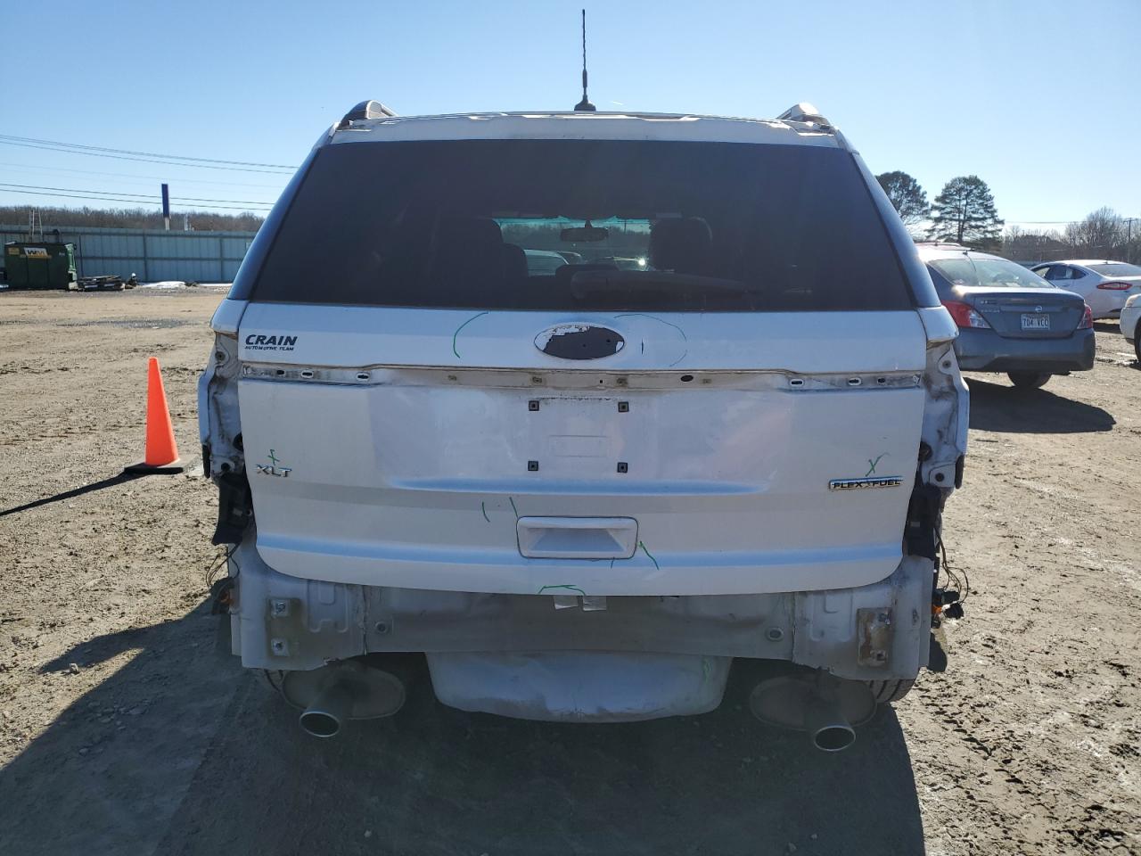 2013 Ford Explorer VIN 1FM5K7D88DGA53286 Copart auction photo, rear end / minor dent/scratches damage thumbnail 6