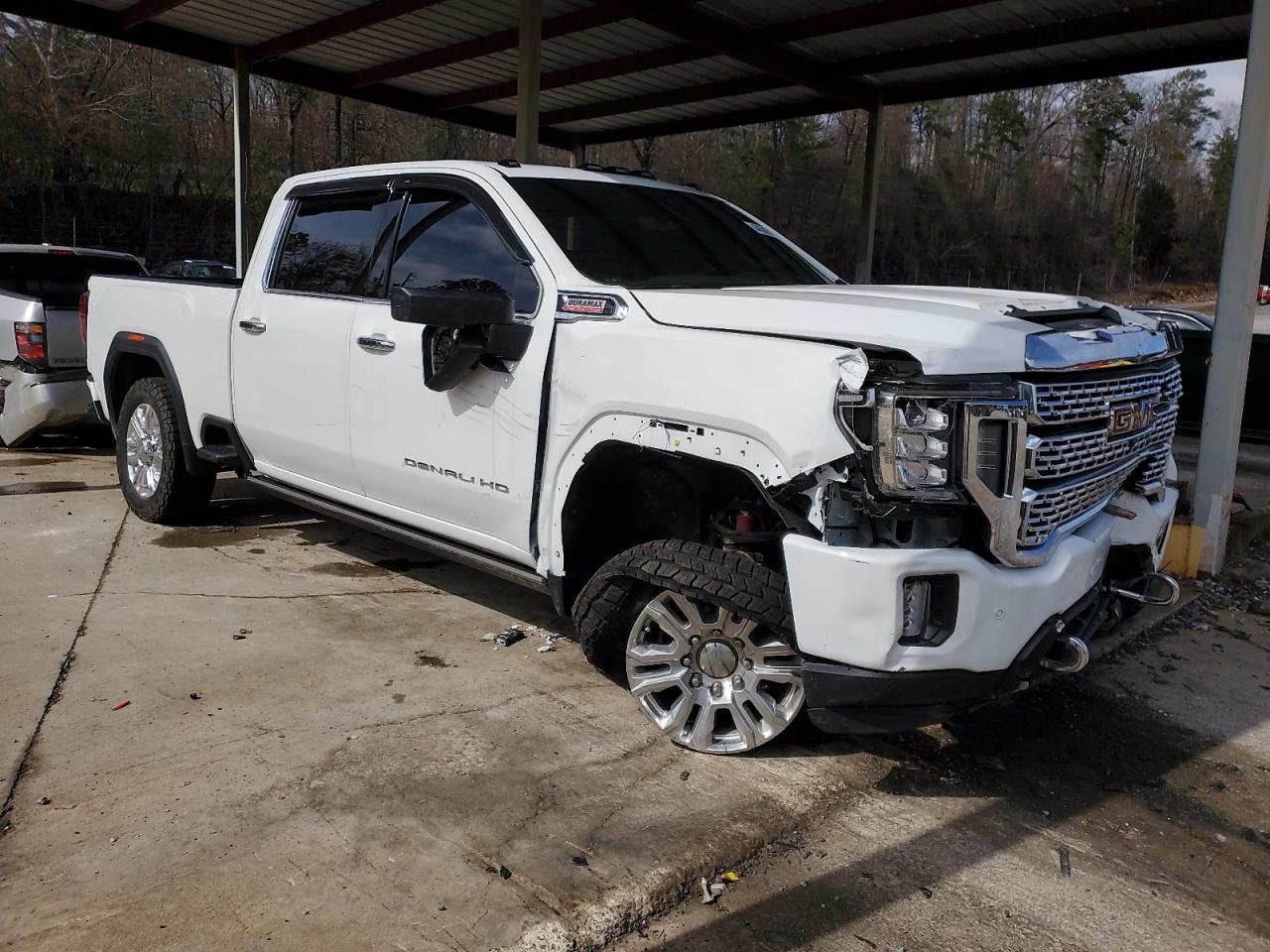 2021 GMC Sierra VIN 1GT49REY5MF142650 Copart auction photo, front end damage thumbnail 4