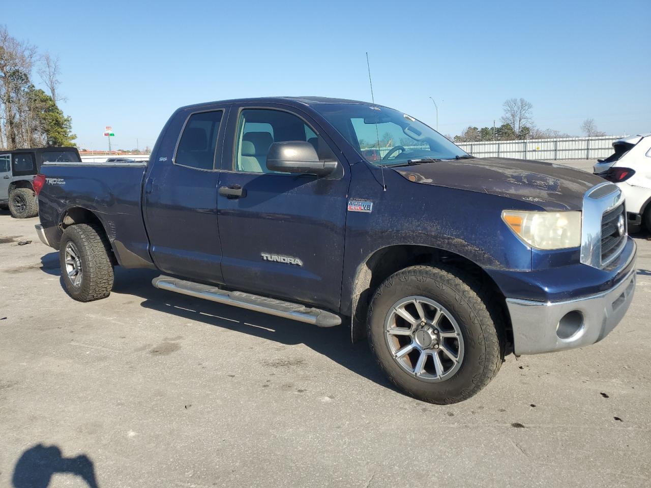 2007 Toyota Tundra VIN 5TBBV54187S450568 Copart auction photo, rear end / side damage thumbnail 4
