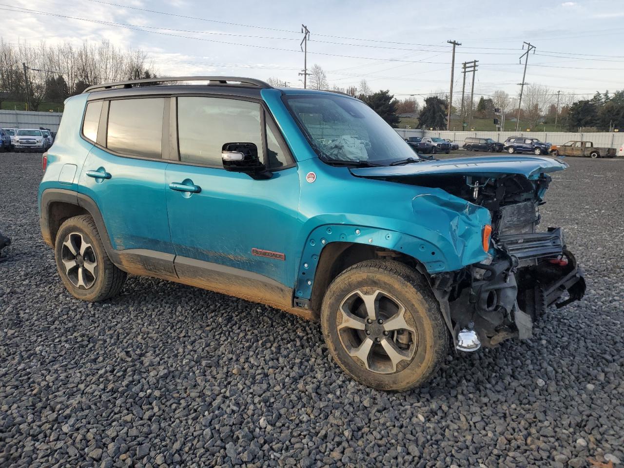 2021 Jeep Renegade VIN ZACNJDC15MPN35711 Copart auction photo, front end damage thumbnail 4