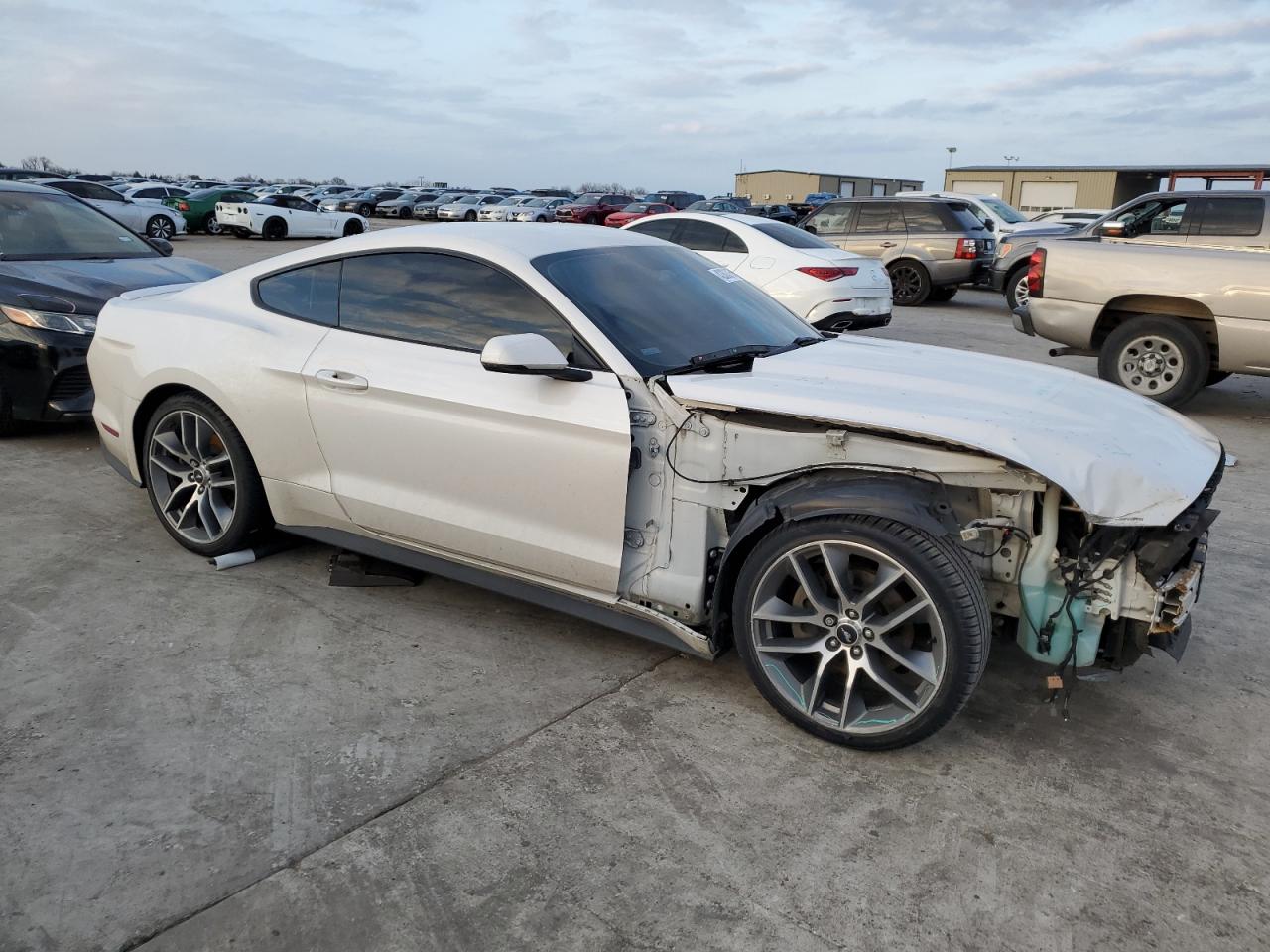 2017 Ford Mustang VIN 1FA6P8TH3H5217391 Copart auction photo, front end damage thumbnail 4