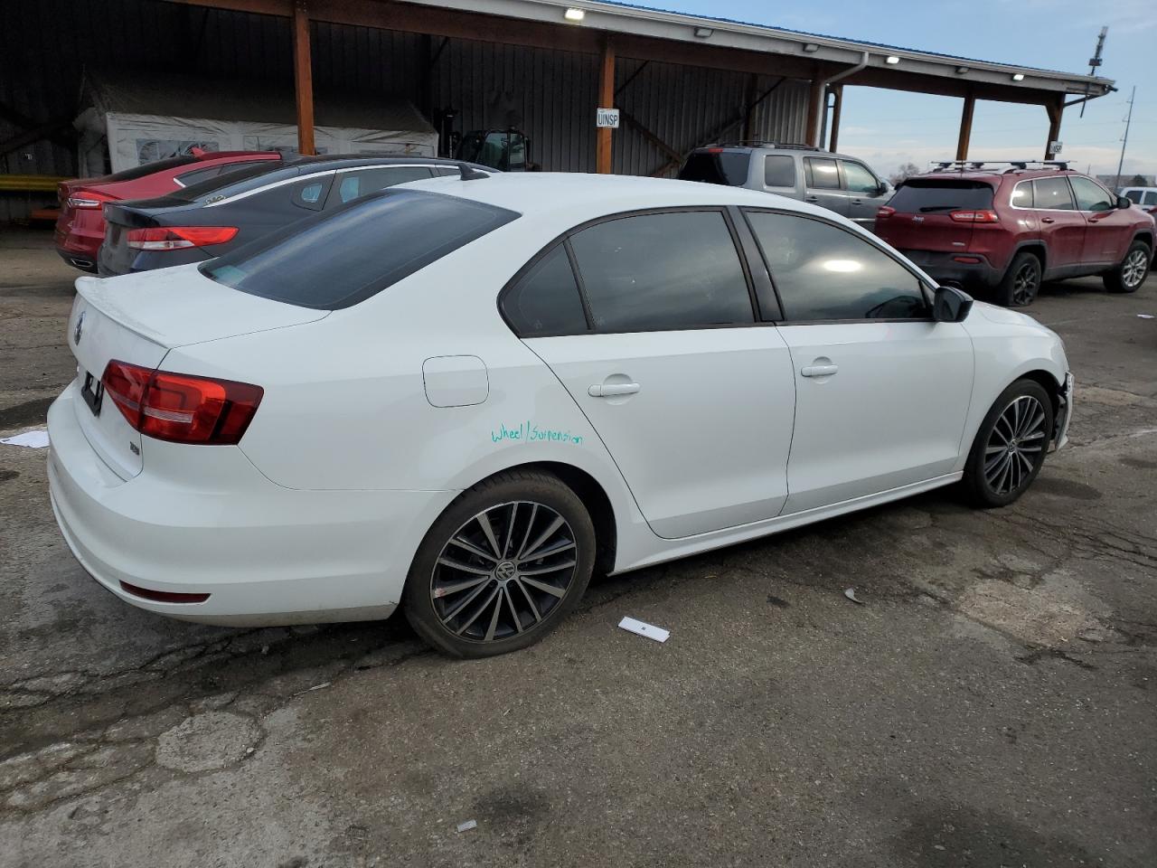 2015 Volkswagen Jetta VIN 3VWD17AJ0FM417412 Copart auction photo, front end damage thumbnail 3