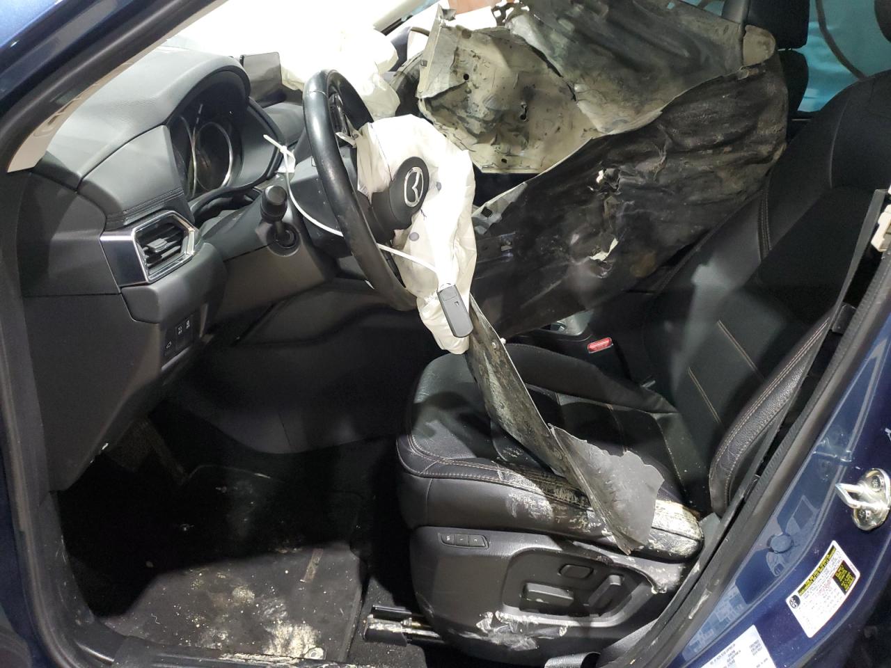 2018 Mazda CX-5 VIN JM3KFBDM0J0315356 Copart auction photo, front end / side damage thumbnail 7