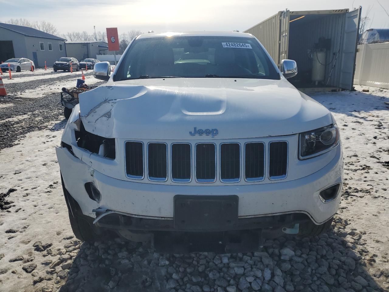 2014 Jeep Grand Cherokee VIN 1C4RJFBG0EC279862 Copart auction photo, front end / minor dent/scratches damage thumbnail 5