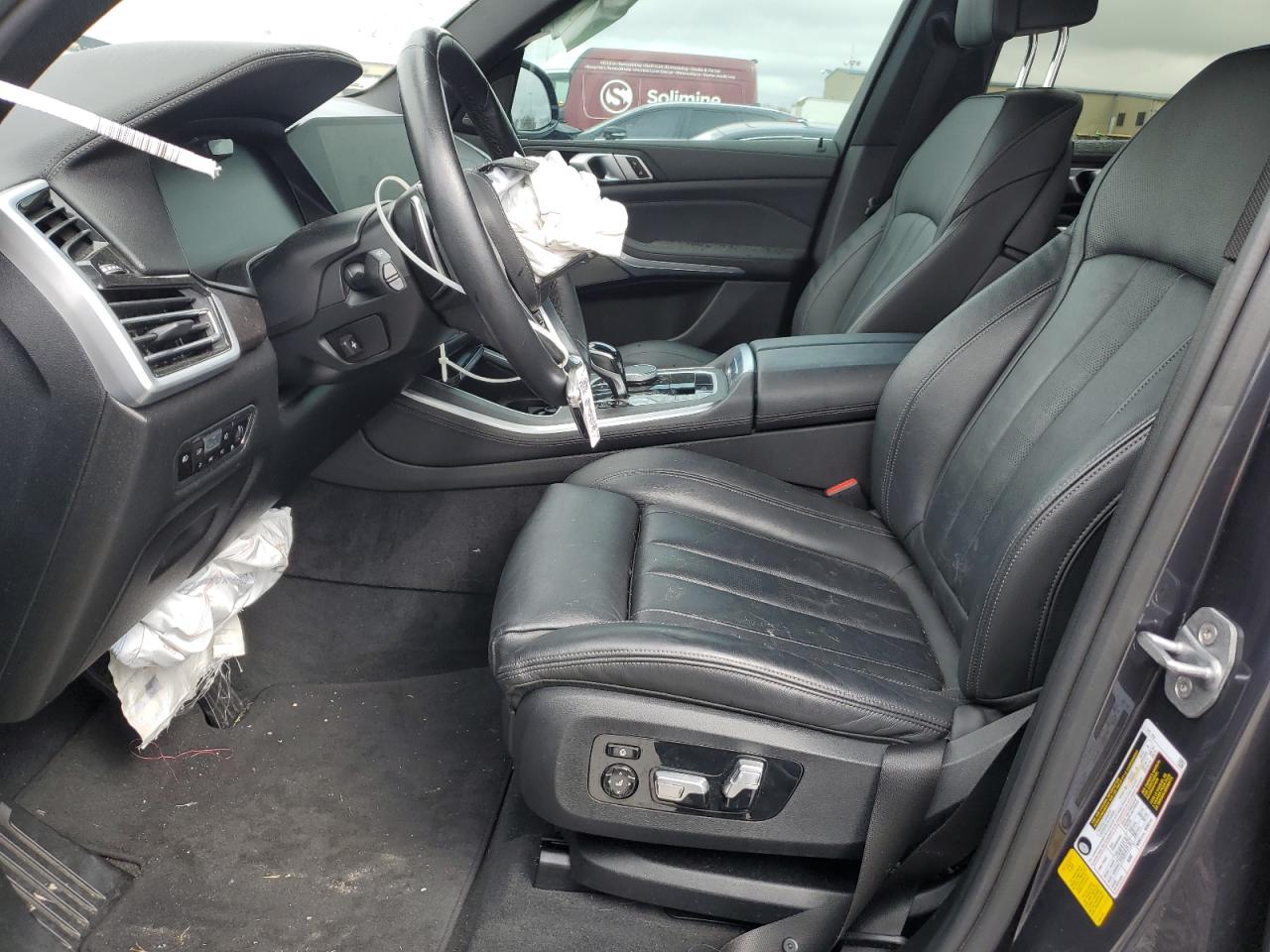 2020 BMW X5 VIN 5UXCR4C00L9D01908 Copart auction photo, front end / hail damage thumbnail 7